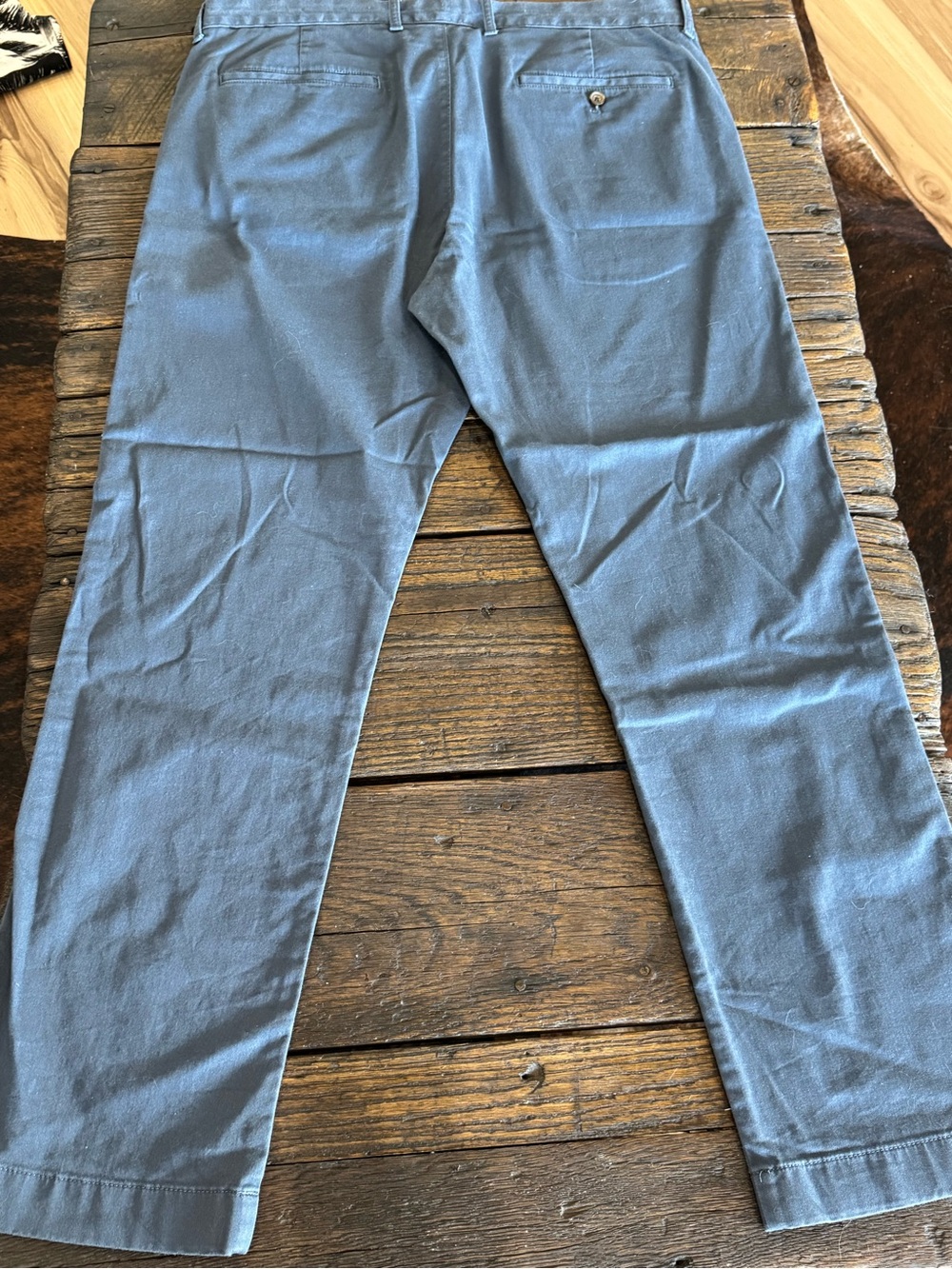 J. Crew Flex Chino Pants in Slate Blue 36x32 Mens Slacks